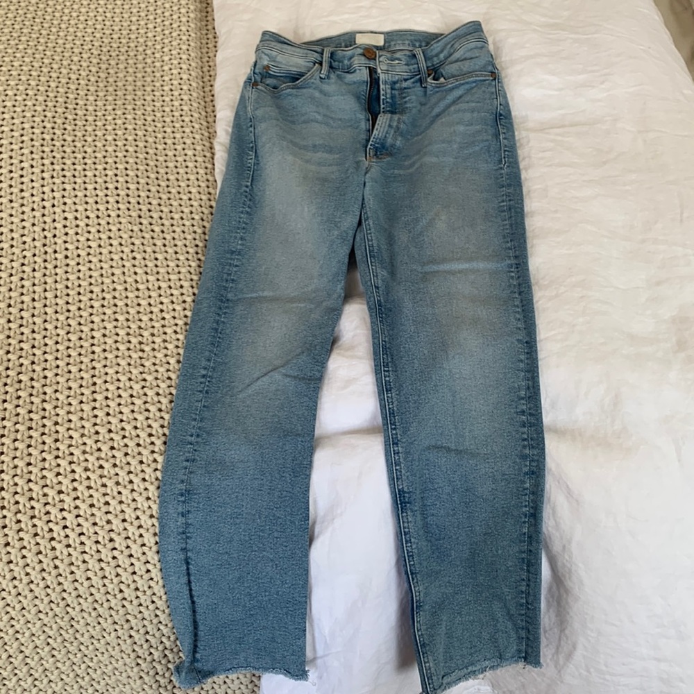 Light blue high rise Mother Jeans